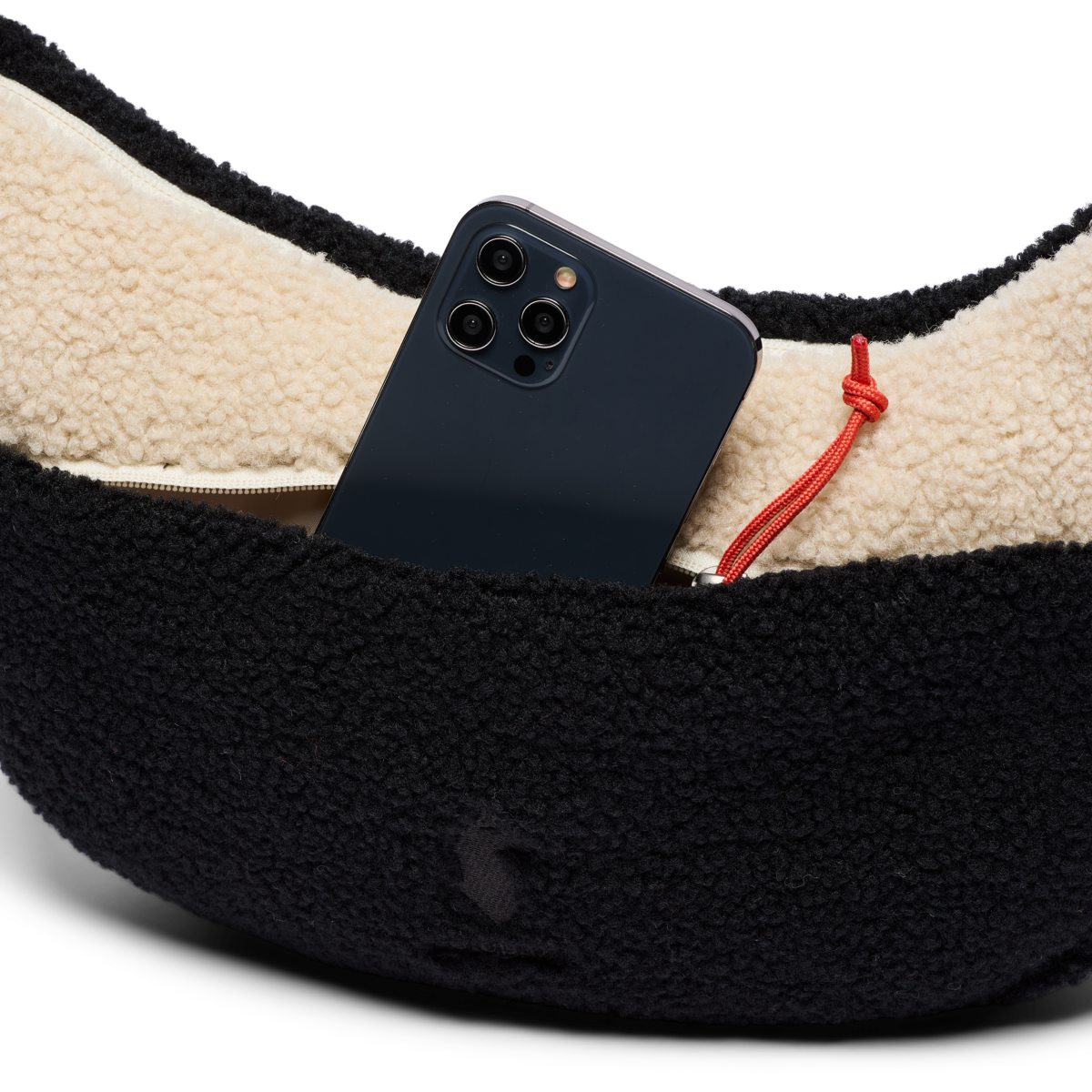 High Pile Fleece 6L Crescent Bag